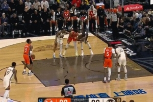 又开始了！马瑟林罚球 追梦与尼德豪泽篮下卡位纠缠 - 资讯配图