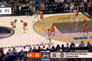 看家本领！波杰姆斯基本赛季18次造对手进攻犯规 排在联盟第2 - 资讯配图