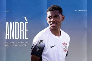 米体：米兰接近1700万欧敲定19岁巴西中场安德雷，将签约5年 - 资讯配图