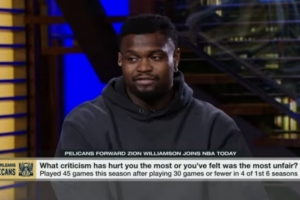 锡安：我反思过自己是否做了足够多的努力出场打球 目前效果不错 - 资讯配图