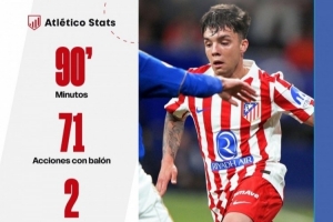 马竞小将谈首秀:永远不会忘记这个夜晚,很高兴帮助球队完成绝杀 - 资讯配图