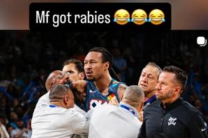 切特转发杰林威为保护多特露凶狠表情：这牲口狂犬病犯了 - 资讯配图