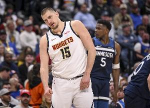 西部第4VS第5卡位战!ESPN明日胜率预测:掘金56.9% 森林狼43.1% - 资讯配图