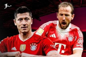 追逐莱万单赛季41球纪录！凯恩德甲24轮30球，还剩10轮能打破吗？ - 资讯配图