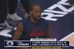 再战鹈鹕！双方上次交手小卡压哨绝杀 生涯至今11次最后5秒制胜 - 资讯配图