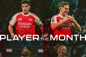 阿森纳2月最佳球员候选:因卡皮耶、约克雷斯、马杜埃凯、埃泽 - 资讯配图