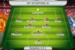 曼晚预测曼联首发:舍什科领衔锋线,姆伯莫+库尼亚+B费先发 - 资讯配图