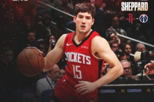 合砍103分!火箭官推发布谢泼德、阿门、KD和申京四人数据海报 - 资讯配图