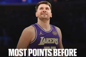 东契奇27岁前总得分历史第四多 仅次于詹姆斯、杜兰特和安东尼 - 资讯配图