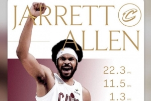 贾勒特·阿伦二月场均22.3分11.5板&命中率74% 米切尔:月最佳 - 资讯配图