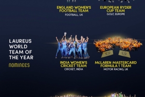 2026年劳伦斯最佳团队候选:英格兰女足、巴黎圣日耳曼在列 - 资讯配图