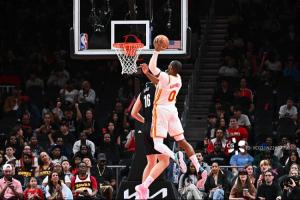 谢谢勇士？库明加如鱼得水10中7砍20分 大风车+隔扣杨瀚森惊艳！ - 资讯配图