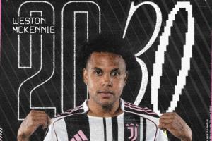 多面手留队!尤文官方:麦肯尼完成续约,新合同至2030年 - 资讯配图