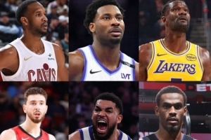 美媒晒九位中锋选Top3！贝弗利：唐斯/阿德巴约/杜伦 申京落选 - 资讯配图