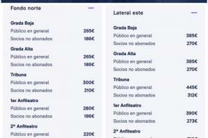 皇马公布欧冠1/8决赛首回合票价:价格从84欧元至445欧元不等 - 资讯配图