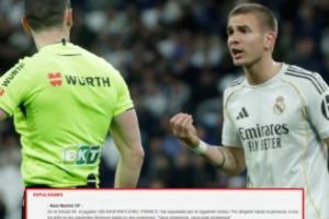 裁判报告:马斯坦托诺染红因怒斥主裁“真丢人,真xx的丢人” - 资讯配图