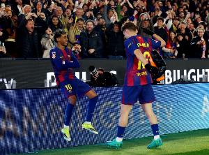 本赛季西甲亚马尔已完成107次过人，领先队内第二费尔明82次 - 资讯配图