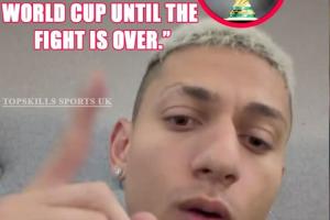 辟谣!网传里沙利松称美国不停止战争就不踢世界杯,球员本人否认 - 资讯配图