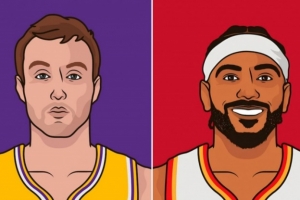 文森特在老鹰场均4.8分&命中率35% 肯纳德在湖人场均10.1分&61% - 资讯配图