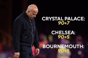 【被绝杀最多纪录】利物浦本赛季英超已5次在90分钟后丢球而失利 - 资讯配图