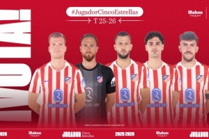 马竞2月最佳球员候选：瑟尔洛特、奥布拉克、汉茨科、鲁杰里在列 - 资讯配图