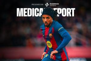 巴萨官方:孔德左大腿股二头肌肌腱中段受伤,伤缺时间待定 - 资讯配图