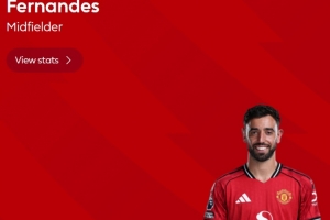 助攻+8次关键传球，英超官方：B费当选曼联1-2纽卡全场最佳球员 - 资讯配图