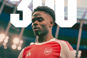 前299场78球78助!24岁萨卡迎阿森纳生涯300场里程碑之战 - 资讯配图