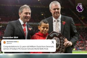 励志!奥苏拉12年前曾夺得曼联足校技巧赛冠军,今天绝杀红魔 - 资讯配图