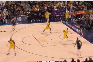 掘金获重发机会！有湖人球员认为约基奇就是想快发球 结果失误了 - 资讯配图