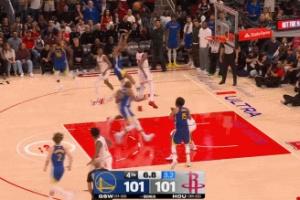 杜兰特盖帽被吹犯规 火箭挑战成功 双方争球！ - 资讯配图