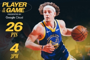 关键时刻挺身而出！勇士官推评选本场最佳：砍下26+9的波杰姆当选 - 资讯配图