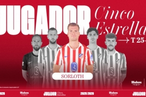 7场5球，官方：30岁挪威前锋瑟尔洛特当选马竞2月队内最佳球员 - 资讯配图