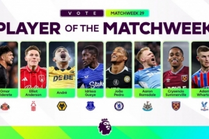 英超第29轮最佳候选：若昂·佩德罗、拉姆斯代尔、亚当·沃顿在列 - 资讯配图