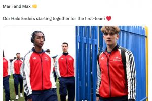 道曼+萨尔蒙，阿森纳成为历史首支派两名16岁小将首发的英超球队 - 资讯配图