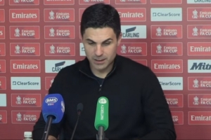 阿尔特塔：萨利巴受伤的是另一个脚踝，我想他将缺战曼斯菲尔德 - 资讯配图