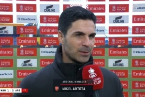 阿尔特塔:浪费机会有点多,但我们首发中有两名16岁的球员 - 资讯配图