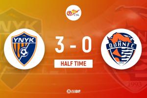 半场-侯永永破门克莱伯、弋腾建功 云南玉昆暂3-0青岛海牛 - 资讯配图