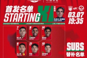 中超联赛第1轮 上海海港VS河南俱乐部彩陶坊首发及替补队员名单 - 资讯配图
