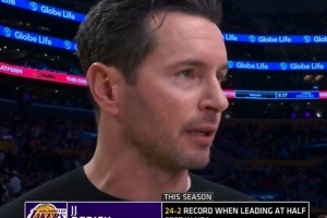 今天稳了?湖人本赛季领先结束上半场时24胜2负 联盟最佳 - 资讯配图