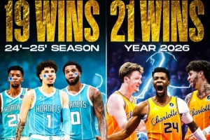 崛起！黄蜂上赛季仅19胜 本赛季单2026年就已拿下21胜 - 资讯配图