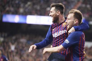 群主!拉基蒂奇:巴萨就是梅西,梅西就是巴萨,足坛时代因他划分 - 资讯配图