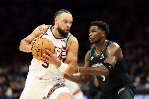 狄龙:希望森林狼进季后赛 我们能拿捏他们&我和布克被罚下都能赢 - 资讯配图