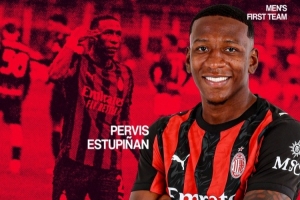 破门制胜！埃斯图皮尼安当选德比战米兰队内最佳球员 - 资讯配图