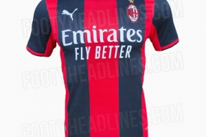 米兰下赛季主场球衣谍照：传统红黑条纹，灵感源自98-99赛季球衣 - 资讯配图