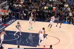 伦纳德晃动点飞OG中距离命中！半场拿下21分 个人连续42场20+！ - 资讯配图