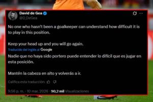 同行相惜!德赫亚社媒安慰金斯基:只有门将才知道多难 抬起头来 - 资讯配图