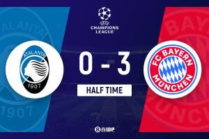 半场-拜仁3-0亚特兰大 奥利塞传射格纳布里、斯坦尼西奇破门 - 资讯配图