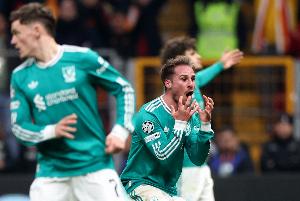 利物浦对阵加拉塔萨雷胜率17%,欧冠交手至少5场比赛的对手中最低 - 资讯配图