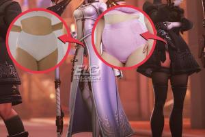 2B的丁字裤呢？《守望先锋》尼尔联动皮肤遭质疑和谐 - 资讯配图